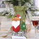 thumbnail image 3 of Fundas para botellas de vino de Navidad, Papá Noel, muñeco de nieve, alce, bolsa para botellas de vino, funda de felpa, decoración para fiestas de Navidad, hogar, escritorio, regalos de Año Nuevo, 3 of 5