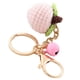 thumbnail image 1 of Llavero de hilo de lana con colgante para bolso de coche, llavero para mujer, llavero bonito, 1 of 5