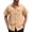 #Khaki, variant on DPTALR Men's Casual Short Sleeve Button Down T-shirt with Chest Pockets,Black,Big Men's,Tall Men's XXL,Young Men's T-shirt