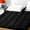 Black, variant on Oaskys All Season Comfort Soft Mattress Topper, King Queen Size Hypoallergenic Fitted Pad, Breathable Wrinkle Resistant Fabric Fitted Sheet