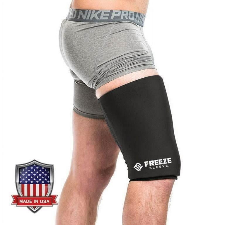 Freeze Sleeve Cold Therapy Compression Sleeve - Black - XLarge (16-20  in/41-51 cm) 