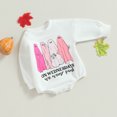 thumbnail image 4 of Okbabeha Newborn Baby Halloween Outfit Girl Boy Long Sleeve Sweatshirt Romper Bubble Sweater Onesie Cute Halloween Clothes, 4 of 7