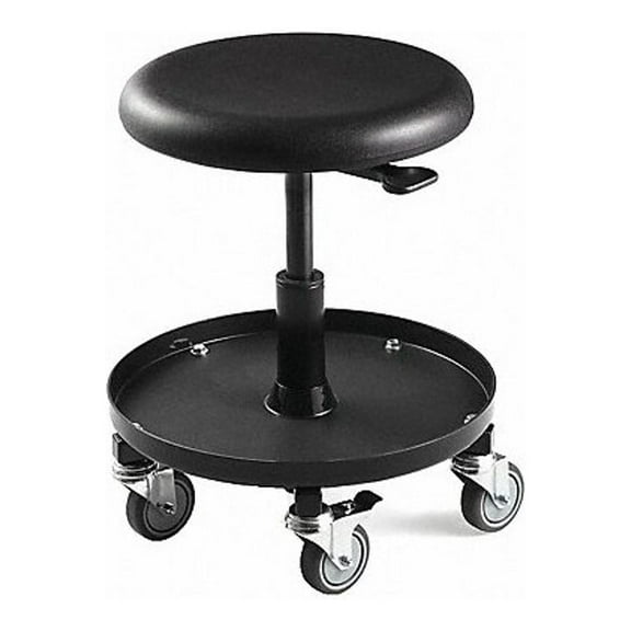 Bevco Round Stool,5-Star,Black,20.5"H 3057