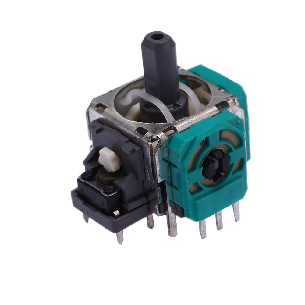 3D Thumbstick Sensor 3D Analog Stick Module High Performance ABS Green