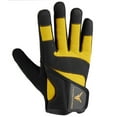 thumbnail image 2 of Victor Fitness VG04BNM Black/Neon Yellow Size Medium - Full Finger Men's Gloves, 2 of 4
