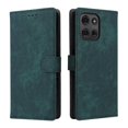 thumbnail image 1 of Phone Wallet Case for Motorola MOTO G75 5G with Stand - Leather Folio Cover & Card Slots Green, 1 of 5