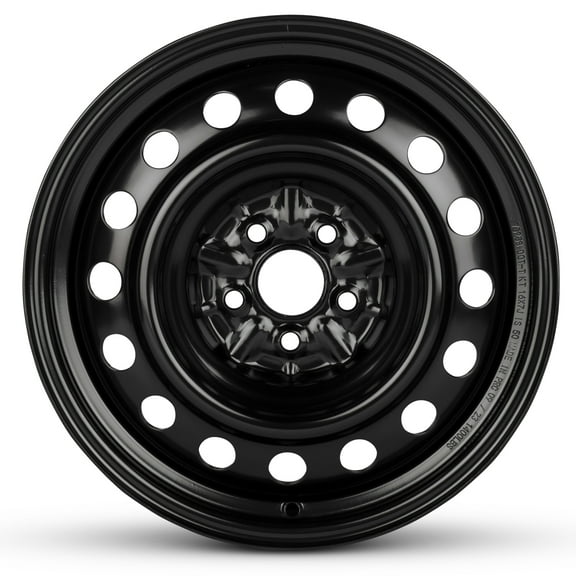 For 2020-2024 Toyota Corolla 16 Inch Painted Black Rim - OE Direct Replacement - Road Ready Car Wheel