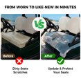 thumbnail image 4 of Golf Cart Seat Covers for 2 Seater, Blue Grey Soft Microfiber Cart Seat Towel Blanket, Modern Oil Painting Art Abstract Absorbent Breathable Non Slip Bench Seats Protector for Golf Course 51"x31", 4 of 9