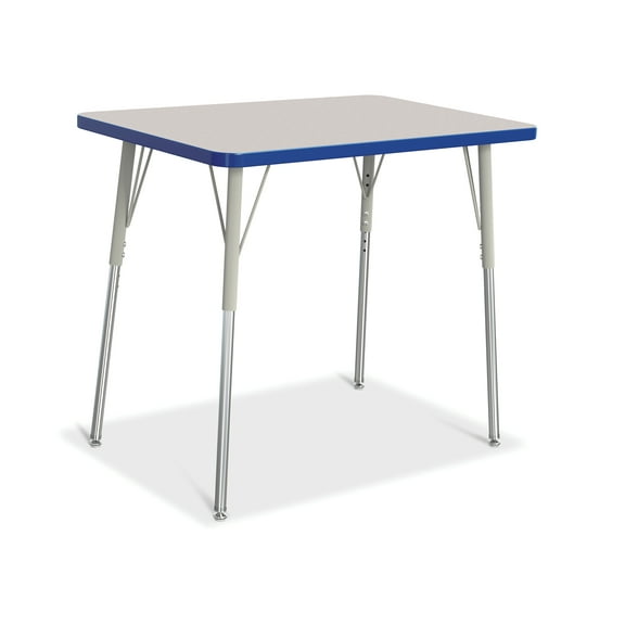 Rectangle Activity Table - 24" X 36", A-height - Freckled Gray/Blue/Gray