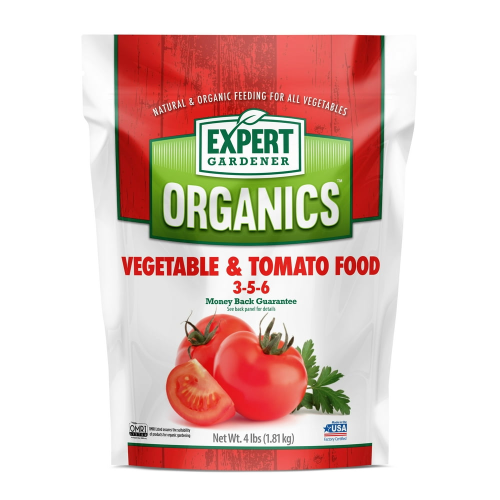 Expert Gardener Organics Vegetable & Tomato Food, 4 lb Fertilizer