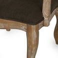 thumbnail image 5 of Noble House Joni French Fabric Dining Chair, Set of 2, Natural, 5 of 8