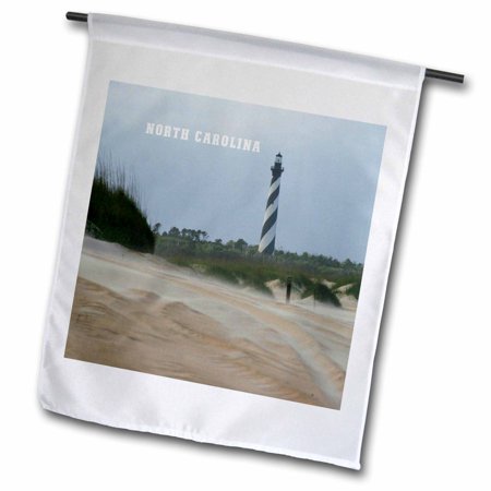 View of Cape Hatteras Lighthouse On Outer Banks 18 x 27 inch Garden Flag fl-80422-2