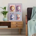 thumbnail image 5 of Cute Animal Geometric Canvas Print, Wall Decor for Living Room Bedroom Office Nursery Kids Room Dining Room, 5 of 8