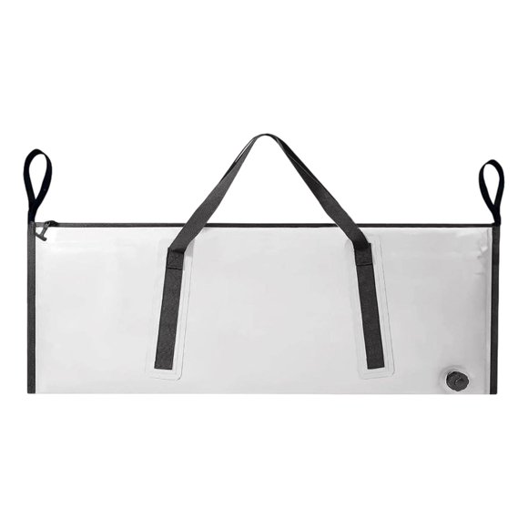 koolsoo Insulated Fish Cooler Bag Easy to Use Thickened Fish Tournament Weigh in Bag White