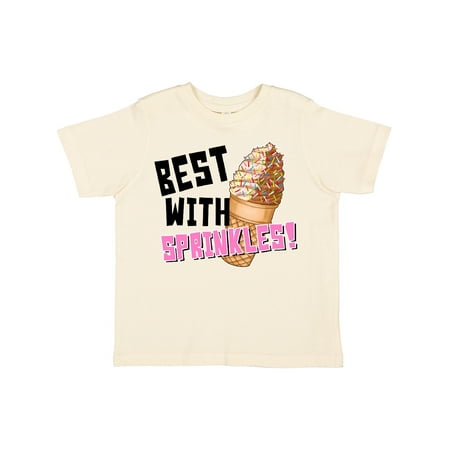 

Inktastic Best with Sprinkles Ice Cream Twist Cone Boys or Girls Toddler T-Shirt