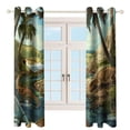 thumbnail image 3 of Jurassic Dinosaur Window Curtain Panels Grommet Blackout Curtains Blackout Curtains for Living Room, 3 of 7