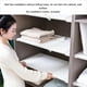 thumbnail image 4 of Estantes De Armario Expandibles, Diseño Elegante De Longitud Ajustable De Longitud Ajustable Guardar Estante De Divisor Retráctil Para Gabinetes, Armarios, Baños,, 4 of 7