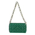 thumbnail image 4 of Bolso de hombro cuadrado pequeño para mujer, de color sólido, sencillo, con cadena gruesa, bordado a la moda, estilo coreano, portátil, para debajo del brazo, 4 of 6