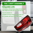 thumbnail image 2 of Lochnchn Tail Light Assembly RRF12 Compatible With 2019-2024 GMC Sierra 1500 2500HD 3500HD,Right Passenger Side Taillight Rear Lamp Brake Light Replace# 84565920 GM2801309 Halogen Type, 2 of 3