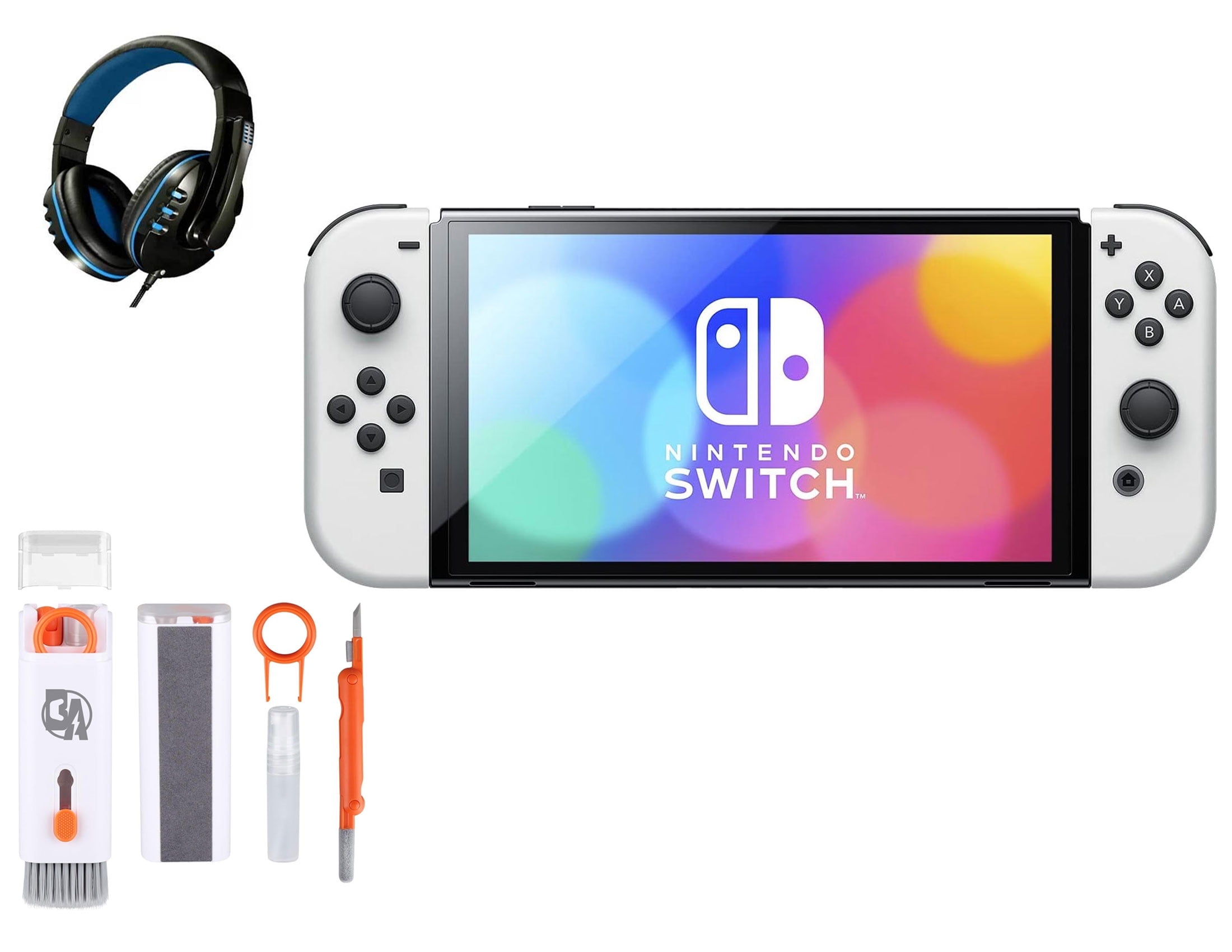 Pre-Owned Nintendo Switch OLED Model White Set with BOLT AXTION
