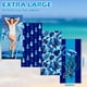 thumbnail image 3 of Paquete de 4 Toallas de Playa Irenare de Microfibra 190 x 90 cm Azul, 3 of 7