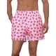 thumbnail image 1 of Bañador ligero de verano para hombres con patrón de frutas rosa 30, 1 of 1