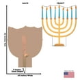thumbnail image 2 of Advanced Graphics 2824 45 x 39 in. Hannukkah Menora Cardboard Cutout, 2 of 3