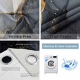 thumbnail image 2 of Fsddascl Black White Marble Blackout Curtains for Bedroom/Living Room, Thermal Insulated Kitchen Curtains, Retro Modern Abstract Marble Crack Grommet Darkening Window Treatment Drapes 42"x84"x2, 2 of 6