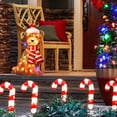 thumbnail image 6 of JUNWELL Christmas Fluffy Doodle Dog Decoration With LED Light String Merry Lovely Plush Dog For Yard Decoration, 6 of 7