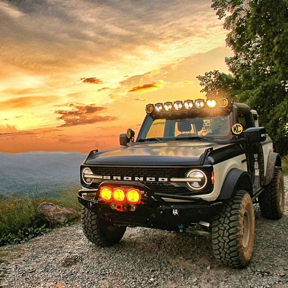 KC HiLites 20212022 Fits Ford Bronco Gravity LED Pro6 Wide40 2Light