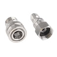 thumbnail image 3 of Bgsha NPT 3/8 Inch Male Female Quick Connector Kit Pressure Washer Adapters M22 Thread, 3 of 9