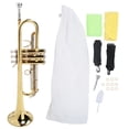 thumbnail image 2 of Correct Pitch Shiny  Professional Trumpet Trumpet For Music Lover Party Trumpet Musical Instruments, 2 of 8
