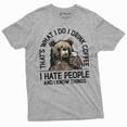 thumbnail image 6 of Funny I drink coffee hate people and know things t-shirt birthday gift wife girlfriend humorous tee, 6 of 7