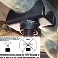 thumbnail image 2 of Tool Bottle Jack Axle Adapter Hydraulic Jack Lifting Saddle Stand Replacement Car Lift Tool, 2 of 6