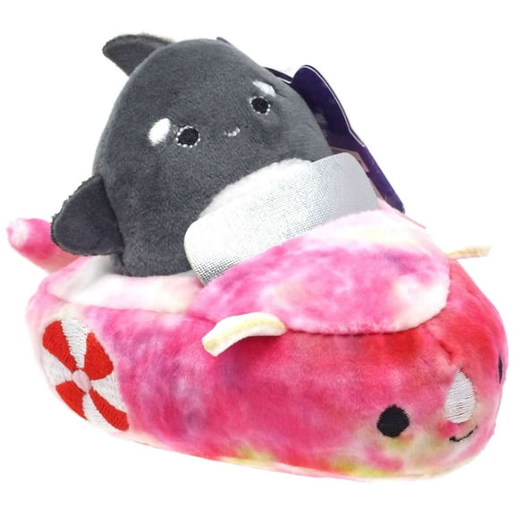 Squishmallows Squishville! Kai Whale in Boat Mini 2" Plush