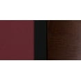 thumbnail image 7 of Flash Furniture HERCULES Series Black 3 Circle Back Metal Restaurant Barstool - Walnut Wood Back, Burgundy Vinyl Seat, 7 of 7