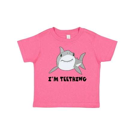 

Inktastic I m Teething Cute Shark Gift Baby Boy or Baby Girl T-Shirt