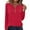 211#Red, variant on Long Sleeve Shirts for Women Womens Tops Blouses Button Henley Tee Green 2XL