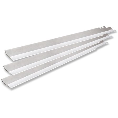 MARSHALLTOWN CenterFire Insulation Knife Blade, 7 Inch Blade Length, 3-Pack, Carbon Steel, Non-Serrated, Notches and Cuts with Ease, Fits Utility Knife Handles and Reciprocating Saws, CB50-1107-3