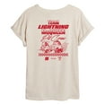 thumbnail image 2 of Disney - Team Lightning Mcqueen Pit Crew - Women's Oversized Graphic T-Shirt, 2 of 4