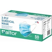 Altor Safety Surgical Mask 3PLY Level 2,PK50 62222