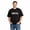 Black-134, variant on Oakland California Arch Girl Dad Graphic T-Shirt for Men 100% Cotton Soft Breathable Short Sleeve Crewneck Casual Comfort Tee Durable Everyday Wear Gift for Fathers and New Dads