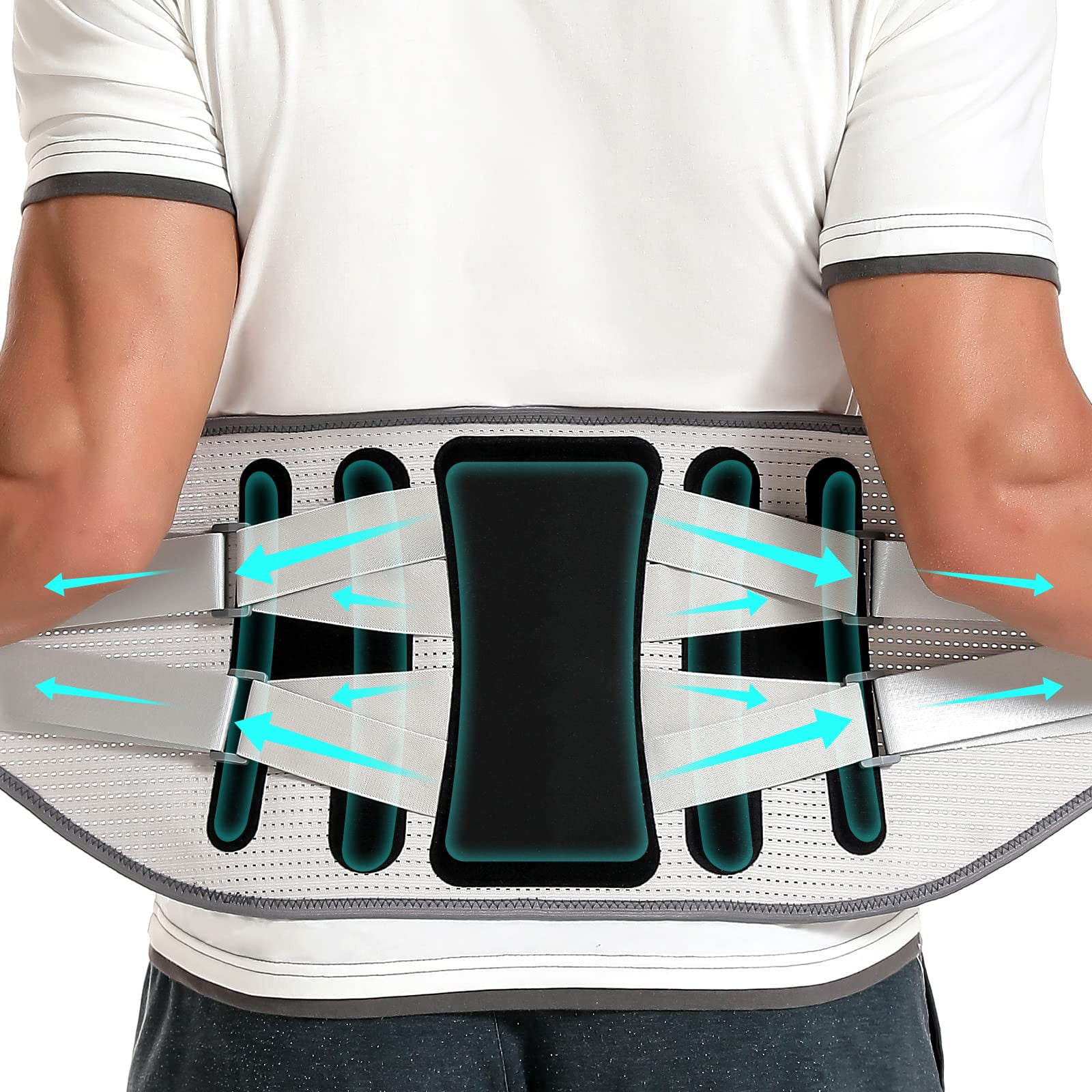 Breathable Back Brace for Relieve Lower Back Pain Women and Men - Back Support Belt and Improve Posture with Comfort, Back Pain Relief Products, Posture Corrector