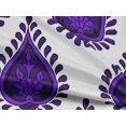 thumbnail image 5 of oneOone Rayon Purple Fabric Block Sewing Material Print Fabric By The Yard 56 Inch Wide-BB, 5 of 5