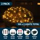 thumbnail image 5 of Luces navideñas Joiedomi 100, color blanco cálido, 2 unidades, para interiores y exteriores, 5 of 9