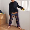 thumbnail image 5 of Yiaed Dreamy Jester Under Stars Print Teenagers' Lounge Pants, Loose PJ Bottoms, Long Pajama Pants for Men-Medium, 5 of 6