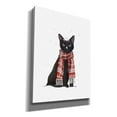 thumbnail image 2 of Epic Graffiti 'Black Cat, Red Scarf' by Fab Funky Canvas Wall Art, 26"x34", 2 of 3