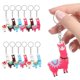 thumbnail image 1 of 12 Pcs Alpaca Keyring Cartoon Keychain Kawaii Keychain Backpack Keychains Aesthetic Keychain Bag Pendant, 1 of 3
