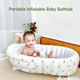 thumbnail image 3 of Bañera Plegable Para Bebé, Bañera Inflable Portátil Para Niños Pequeños Con Bomba De Aire Integrada Para Recién Nacidos Y Bebés, 3 of 7
