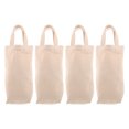 thumbnail image 1 of Moluckfu 4Ud Bolsa De Regalo Para Vino De Lona Con Asas Reutilizable Para Presentaciones Y Eventos, 1 of 8